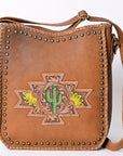 American Darling Large Crossbody Hand Tooled Genuine Leather Women Bag Western Handbag Purse