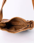 American Darling Large Crossbody Hand Tooled Genuine Leather Women Bag Western Handbag Purse