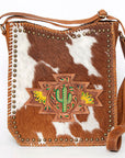 American Darling Large Crossbody Hand Tooled Genuine Leather Women Bag Western Handbag Purse