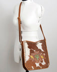 American Darling Large Crossbody Hand Tooled Genuine Leather Women Bag Western Handbag Purse