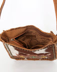 American Darling Large Crossbody Hand Tooled Genuine Leather Women Bag Western Handbag Purse