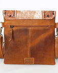 American Darling Messenger Hand Tooled Hair On Genuine Leather Women Bag Western Handbag Purse