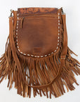 American Darling Large Crossbody Hand Tooled Genuine Leather women bag western handbag purse
