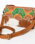 American Darling Hand Tooled Genuine Leather Women Bag Western Handbag Purse