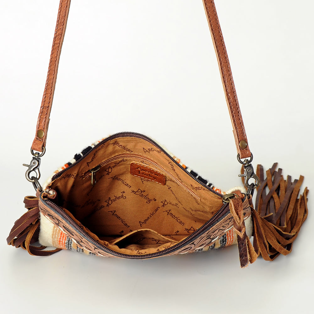 American Darling Cross Body Saddle Blanket Genuine Leather Women Bag Western Handbag Purse