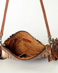 American Darling Cross Body Saddle Blanket Genuine Leather Women Bag Western Handbag Purse