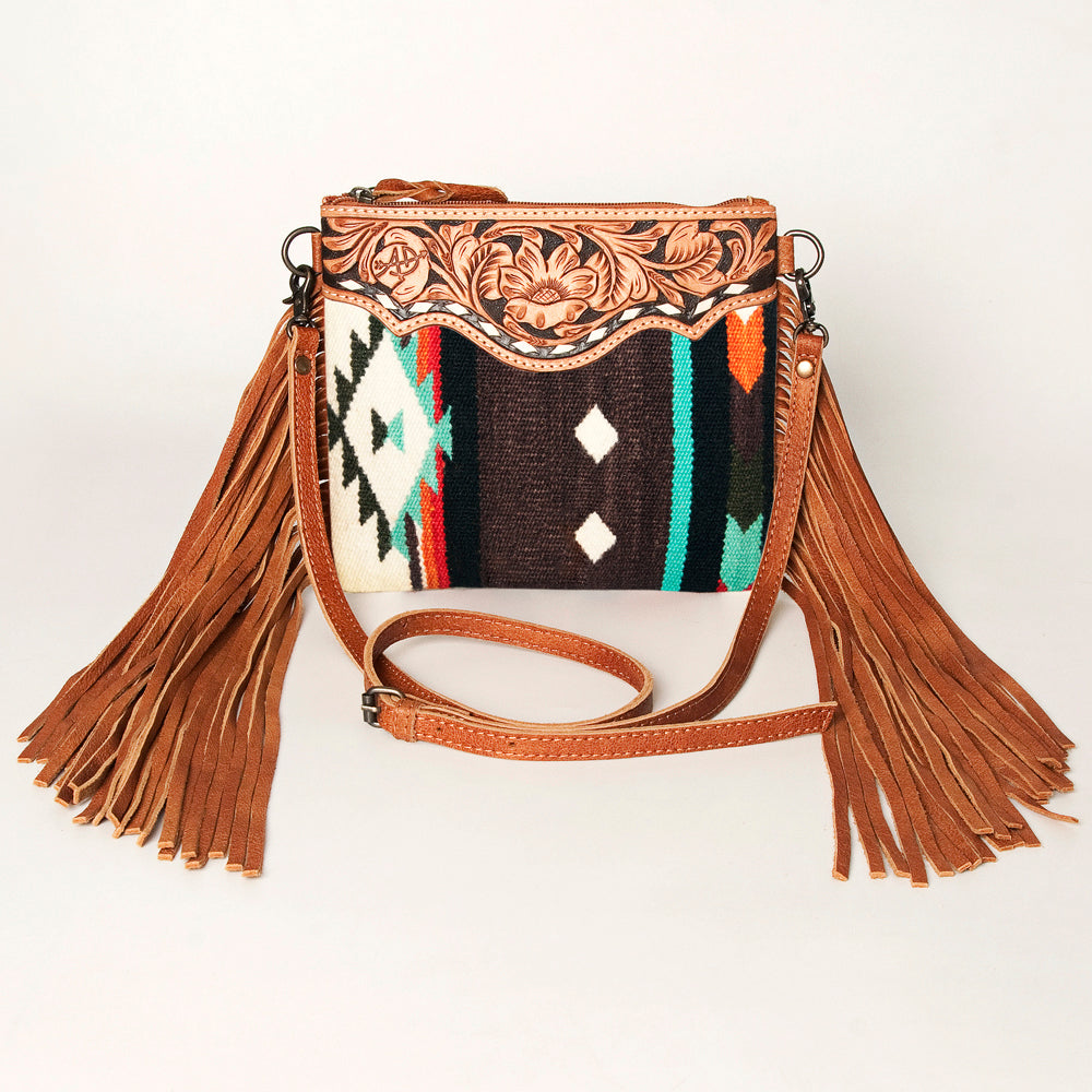 American Darling Cross Body Saddle Blanket Genuine Leather Women Bag Western Handbag Purse