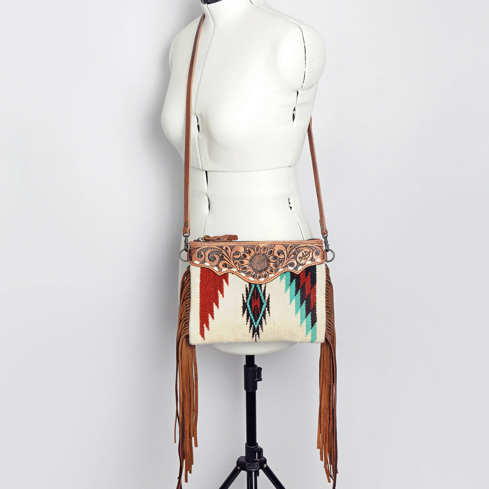 American Darling Cross Body Saddle Blanket Genuine Leather Women Bag Western Handbag Purse