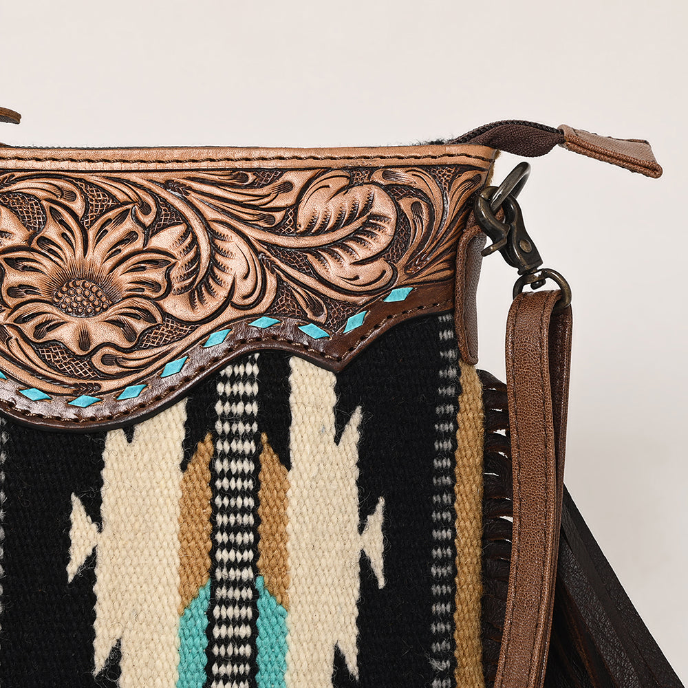 American Darling Cross Body Saddle Blanket Genuine Leather Women Bag Western Handbag Purse