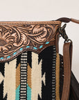 American Darling Cross Body Saddle Blanket Genuine Leather Women Bag Western Handbag Purse