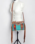American Darling Cross Body Saddle Blanket Genuine Leather Women Bag Western Handbag Purse