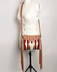 American Darling Cross Body Saddle Blanket Genuine Leather Women Bag Western Handbag Purse