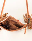 American Darling Cross Body Saddle Blanket Genuine Leather Women Bag Western Handbag Purse