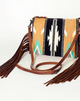 American Darling Cross Body Hand Tooled Saddle Blanket Genuine Leather women bag western handbag purse