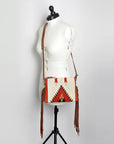 American Darling Cross Body Hand Tooled Saddle Blanket Genuine Leather women bag western handbag purse