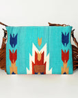 American Darling Cross Body Hand Tooled Saddle Blanket Genuine Leather women bag western handbag purse