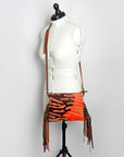 American Darling Small Crossbody Saddle Blanket Genuine Leather women bag western handbag purse