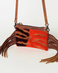 American Darling Small Crossbody Hair On Genuine Leather Women Bag Western Handbag Purse