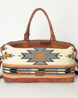 American Darling Duffel Saddle Blanket Genuine Leather Women Bag Western Handbag Purse