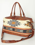 American Darling Duffel Saddle Blanket Genuine Leather Women Bag Western Handbag Purse