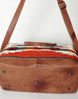 American Darling Duffel Saddle Blanket Genuine Leather Women Bag Western Handbag Purse