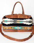 American Darling Duffel Saddle Blanket Genuine Leather Women Bag Western Handbag Purse