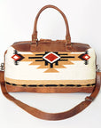 American Darling Duffel Saddle Blanket Genuine Leather Women Bag Western Handbag Purse