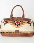 American Darling Duffel Saddle Blanket Genuine Leather Women Bag Western Handbag Purse