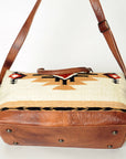 American Darling Duffel Saddle Blanket Genuine Leather Women Bag Western Handbag Purse