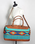 American Darling Duffel Saddle Blanket Genuine Leather Women Bag Western Handbag Purse