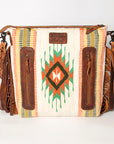 American Darling ADBGZ580A Signature Crossbody Hand Tooled Saddle Blanket Genuine Leather women bag western handbag purse