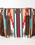 American Darling ADBGZ571A Signature Crossbody Hand Tooled Saddle Blanket Genuine Leather women bag western handbag purse