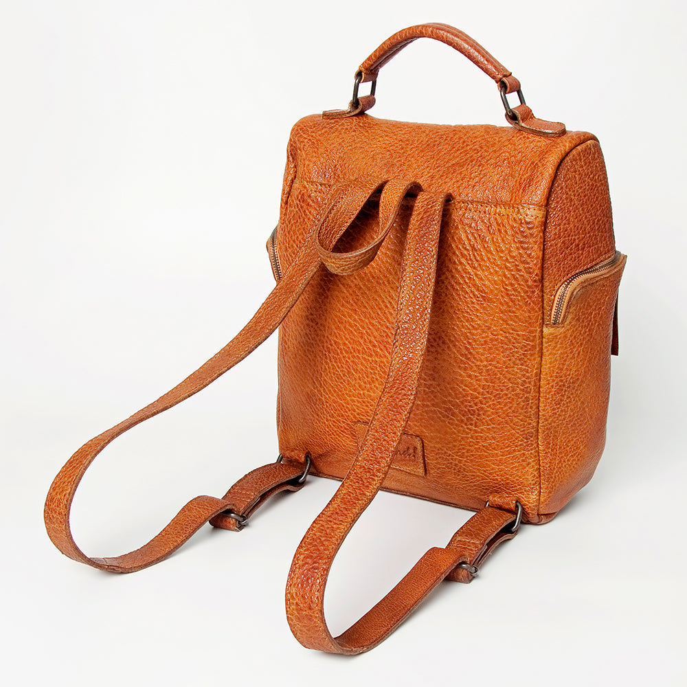 Never Mind Nmbgz125B Backpack Vintage Handmade Genuine Cowhide Leather Women Bag Western Handbag Purse
