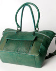 Never Mind Nmbgz126A Tote Vintage Handmade Genuine Cowhide Leather Women Bag Western Handbag Purse