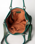 Never Mind Nmbgz126A Tote Vintage Handmade Genuine Cowhide Leather Women Bag Western Handbag Purse