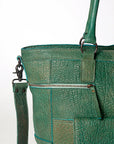 Never Mind Nmbgz126A Tote Vintage Handmade Genuine Cowhide Leather Women Bag Western Handbag Purse