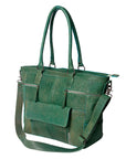 Never Mind Nmbgz126A Tote Vintage Handmade Genuine Cowhide Leather Women Bag Western Handbag Purse