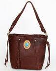 American Darling ADBGD160A Bucket Genuine Leather women bag western handbag purse