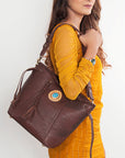 American Darling ADBGD160A Bucket Genuine Leather women bag western handbag purse