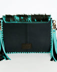 American Darling Hair On Genuine Leather Women Bag Western Handbag Purse