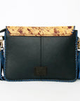 American Darling Hair On Genuine Leather Women Bag Western Handbag Purse