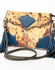American Darling Hair On Genuine Leather Women Bag Western Handbag Purse