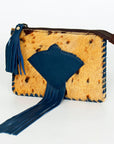 ADBGD166 American Darling Coin Purse Hair On Genuine Leather Women Bag Western Handbag Purse