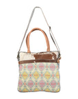 OHLAY KB109 TOTE Upcycled Wool Upcycled Canvas Hair-on Genuine Leather women bag western handbag purse