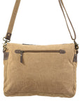 OHLAY KB126 Cross Body Upcycled Wool Upcycled Canvas Hair-On Genuine Leather women bag western handbag purse