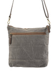 OHLAY KB135 Cross Body Upcycled Wool Upcycled Canvas Hair-On Genuine Leather women bag western handbag purse