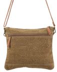 OHLAY KB136 Cross Body Upcycled Wool Upcycled Canvas Hair-On Genuine Leather women bag western handbag purse
