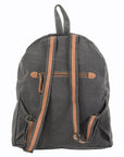 OHLAY KB139 Backpack Hand Tooled Upcycled Canvas Hair-On Genuine Leather women bag western handbag purse