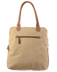 OHLAY KB155 TOTE Upcycled Wool Upcycled Canvas Genuine Leather women bag western handbag purse