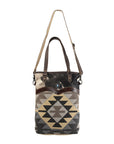 OHLAY KB161 TOTE Hand Tooled Upcycled Wool Upcycled Canvas Hair-on Genuine Leather women bag western handbag purse